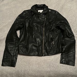 Xhilaration pleather black jacket